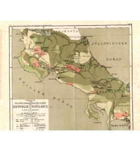 Versuch einer Pflanzengeographischen Karte der Costa Rica