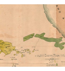 Costa Rica: Café, Bananos. Cultivos en 1905