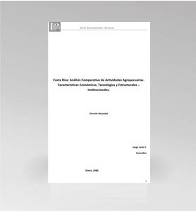 Costa Rica: Análisis Comparativo de Actividades Agropecuarias.