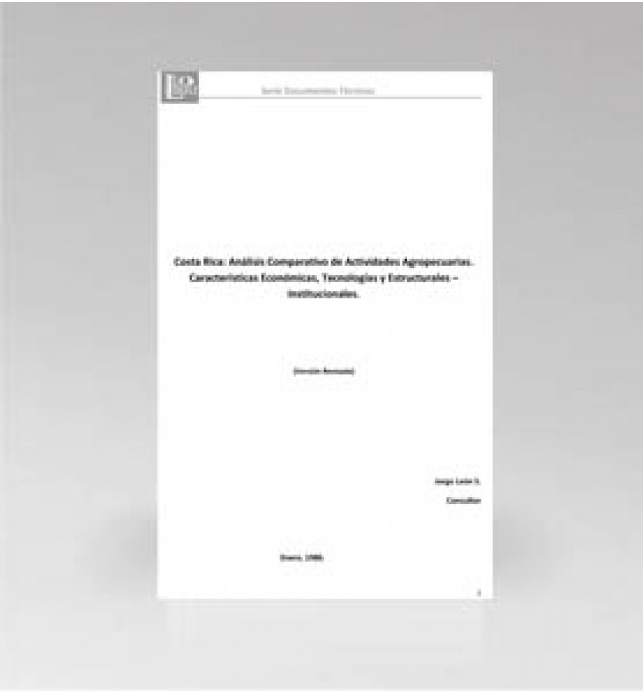 Costa Rica: Análisis Comparativo de Actividades Agropecuarias.