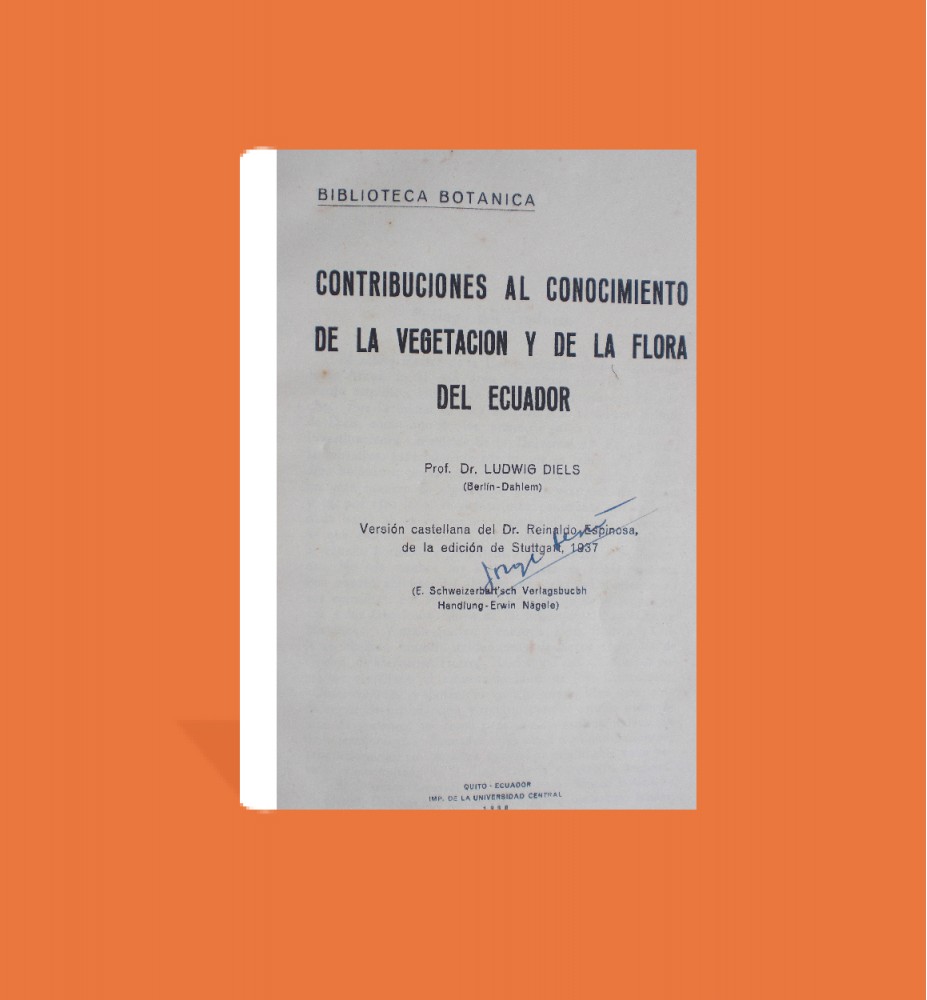 Contribuciones al Conocimiento de la Vegetación y de la Flora del Ecuador