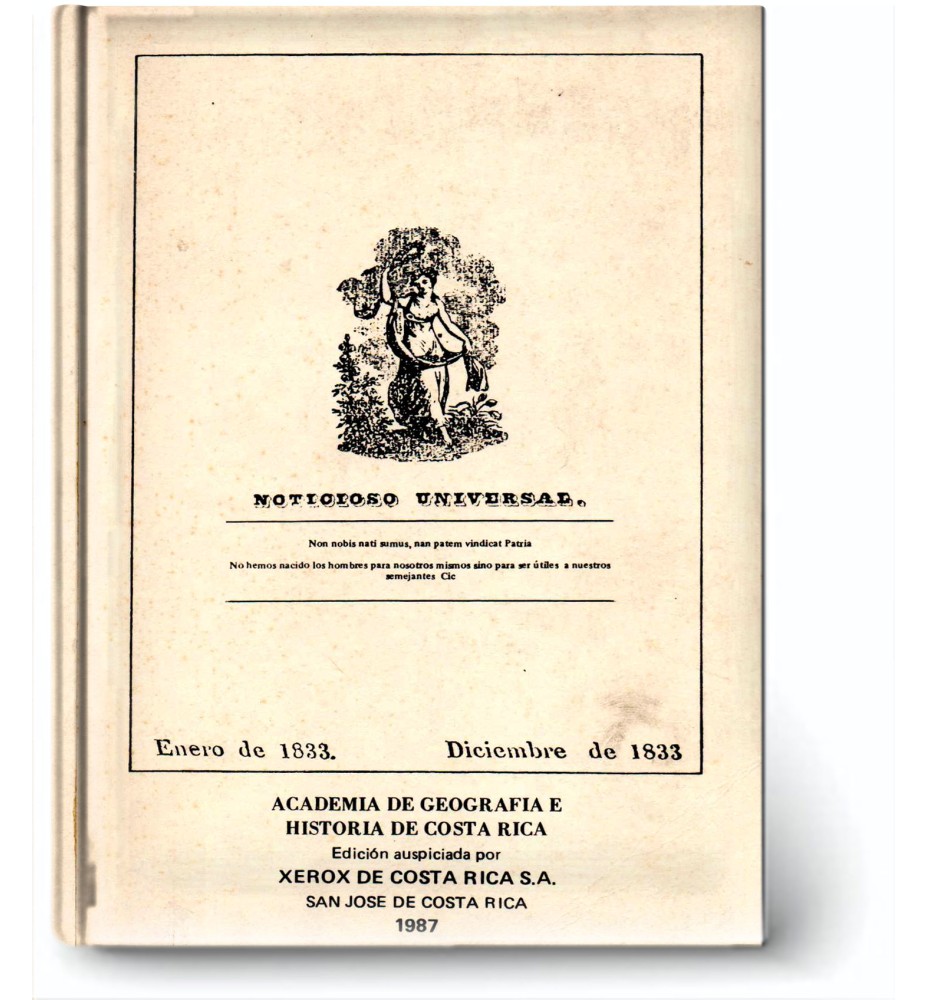 Noticioso Universal 2 Tomos 1833-1835